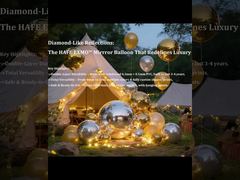 ПВХ надувный зеркальный баллон