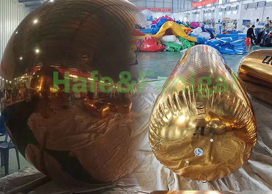 6.5ft  Inflatable Mirror Balloon Event Decoration Christmas Red Green 1.5m