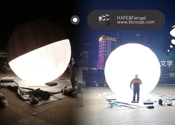 4.2m 14 Feet 360 Degree Inflatable LED Light With Wireless DMX Control For Film And Photography