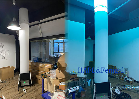 Portable Inflatable Light Tower Designed for Rapid Deployment and Lighting in Remote Work Areas and Night Operations