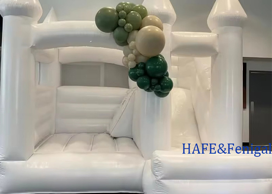 Mini Inflatable Bouncer Castle White Toddler Inflatable Bounce House