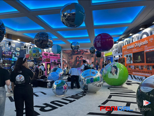 Inflatable Mirror Ball Spheres 15-158 Inch Mirror Ball Balloons For Parties And Shopping Mall Sales