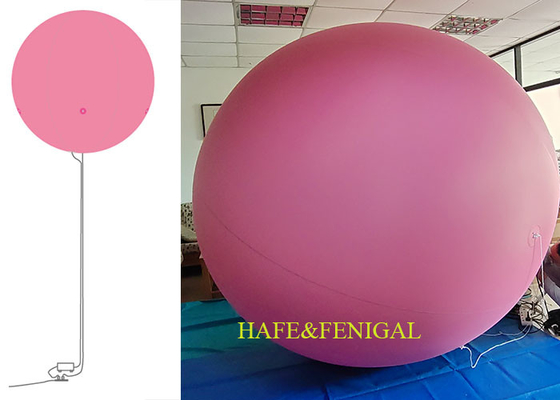 Inflatable Pink Lighting Balloons For Event Decor With Built-In Fan Or Air-Sealed Design