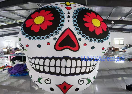 Holiday Decoration Atmosphere Inflatable Advertising Balloon Lights Customized Image 1-5M With LED Lights