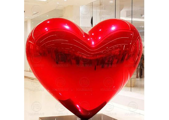 Inflatable Reflective Shiny Loving Heart Shaped Mirror Balloon