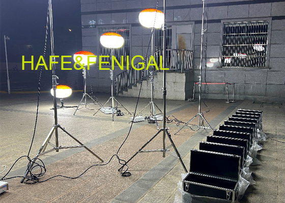 400w 800w LED Balloon Light With Tripod For Disaster Emergency Lighting