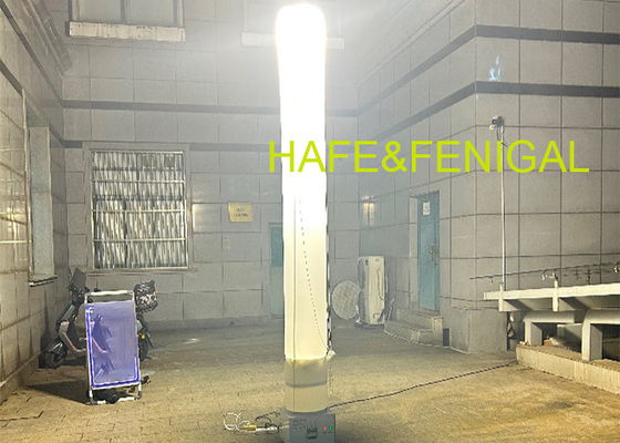 5m Portable Inflatable Light Tower MH 400W Metal Halide Lamp For Resue Lighting