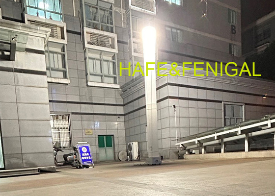 5m Portable Emergency Inflatable Tower Light With Metal Halide Lamp 1000W