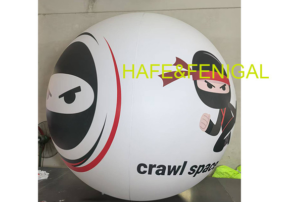 Customized 2m/6.5ft PVC Ads Balloon With Brand Logo Printing For Hanging Or Flying Use