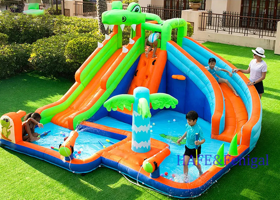 Inflatable Bouncer Air Double Water Slide Jumping Bouncy Castle Bounce House