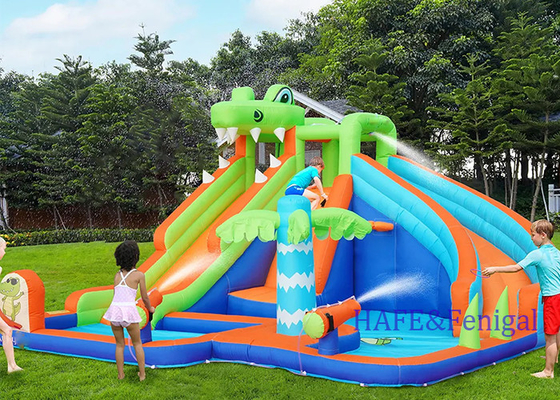 Inflatable Bouncer Air Double Water Slide Jumping Bouncy Castle Bounce House
