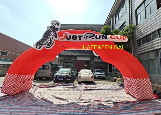 3m Green Inflatable Arch For Kindergarten School Sports Events