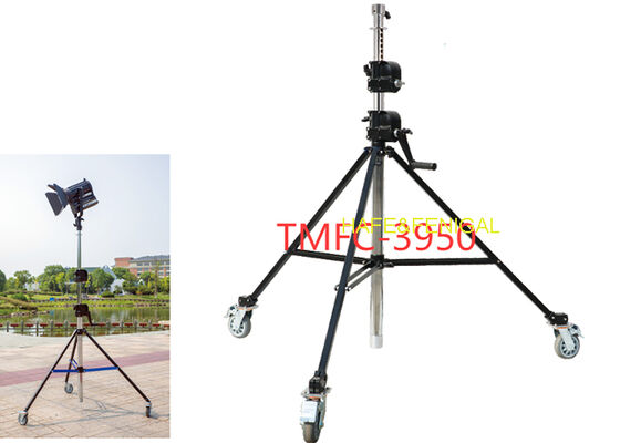 TMFC. Heavy-Duty Steel Crank-Up Stand,50kg Load Capacity,Adjustable 1600-3950mm