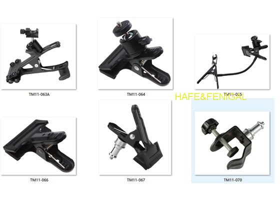 High-Strength Plastic Or Metal Versatile Clamps For Photography Gear Mounting