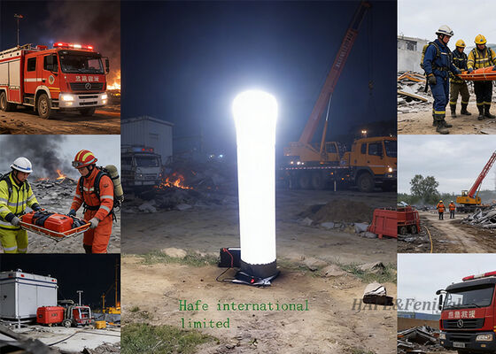 Durable Inflatable Light Tower for Easy Transport and Quick Setup in Remote Locations