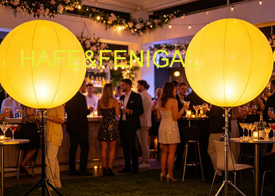 Muse EN Entry Balloon Light with Customizable Logo RGB+W LED Technology and 200W LED for Premium Event Illumination