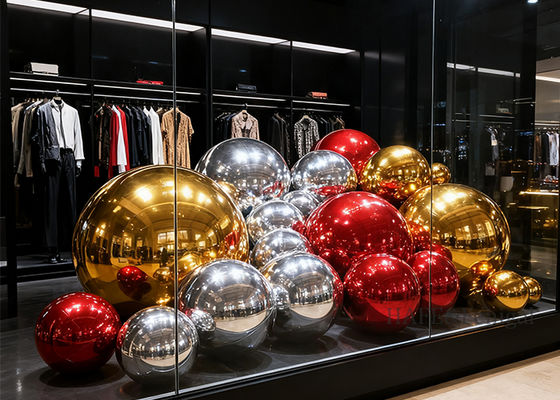 Customizable PVC Inflatable Mirror Balloons For DJ Parties Festive Christmas Celebrations
