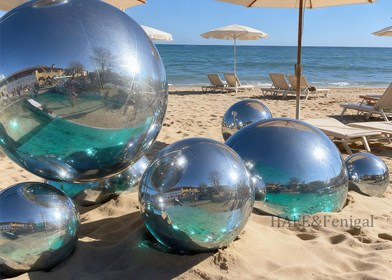 Double-Layer PVC Inflatable Mirror Balloon Festive Atmosphere Decoration