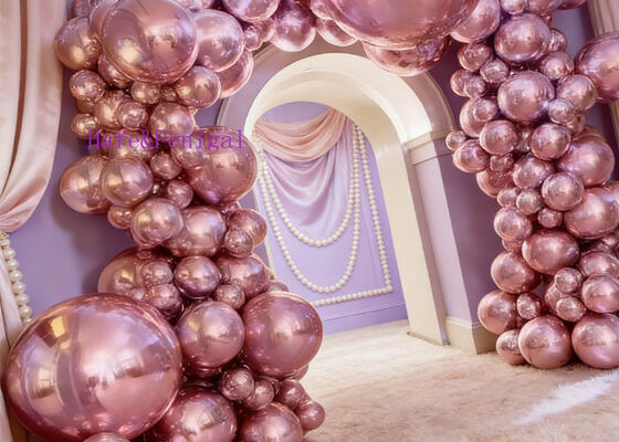 Надувной зеркальный шар из ПВХ с глянцевой металлической поверхностью для декоративных целей