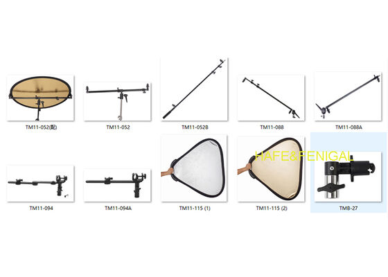 Двухсторонний ручной отражатель и отражательная застежка для установки фиксированного освещения в студии
