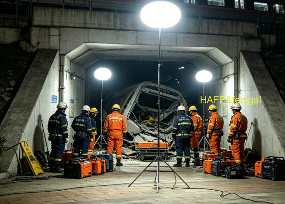 Солнечный светодиод 600DC AP 600W светодиодный шарик с 90 000 люменами и тихой работой для экстренного спасения