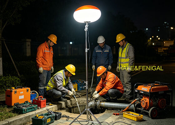 Тихая работа Батарейный светодиодный воздушный шарик со входом постоянного тока 24V/48V для мобильной полевой службы